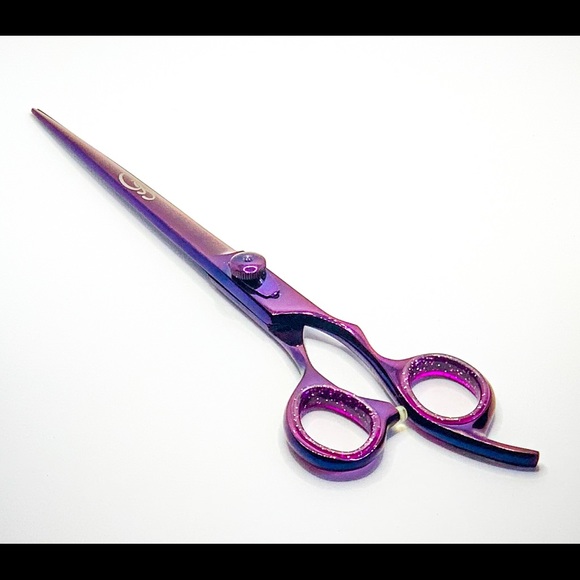 Barber Cutting Scissor Japanese Steel Purple - Picture 3 of 5